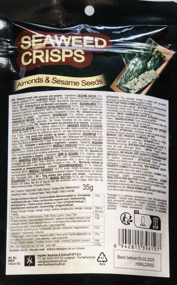 Knusprige Seetang Chips – Bild 2